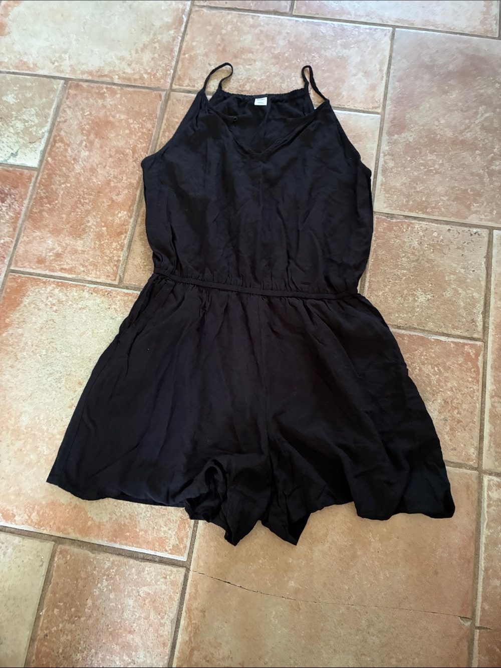 Old Navy Black Sleeveless Girls Romper One-Piece
